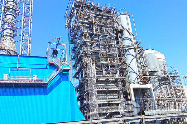 康乃爾120噸化工三廢混燃余熱回收鍋爐項目